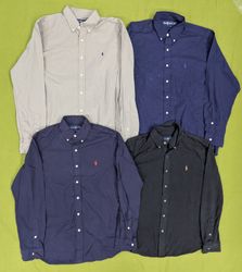 💥 RV3330 Ralph Lauren Plain Shirts