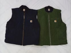 CR8159 Upcycled Carhartt Vest Jackets