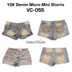 Y2K IT girl denim shorts