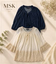 Y2K Print Blouse Mix