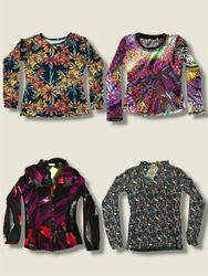 U2k Bold print Aesthetic Tops