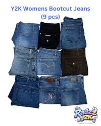 Y2K Bootcut Womens Jeans 9 pcs