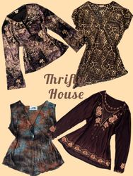 Wild Earth Aesthetic Y2k Tops(TH/384)