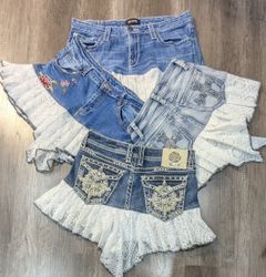 5432 - Upcycled Mini Skirts