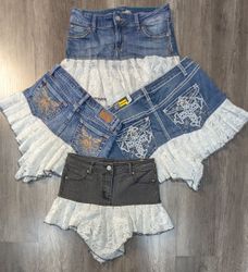 5433 - Upcycled Mini Skirts