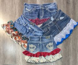 5434 - Upcycled Mini Skirts