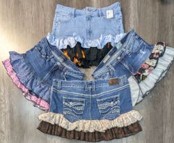 5436 - Upcycled Mini Skirts