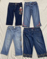 Y2K Capri Jeans (254)