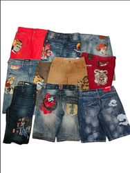 Japanese embroidered shorts