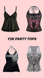 Y2K Party Tops #050626