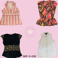 Women’s Y2K Style Cotton Blouse – Lightweight Casu..