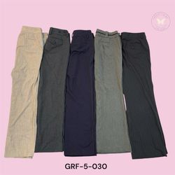 Women’s Y2K Low Rise Straight Leg Office Pants – T..