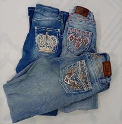 CR8190 Y2K Flare Jeans