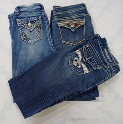 CR8192 Y2K Flare & Straight Jeans
