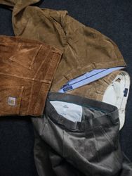 Branded Corduroy Pants