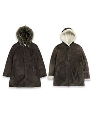 (FV-1380) Y2K Fur Hoodie Afghan coats