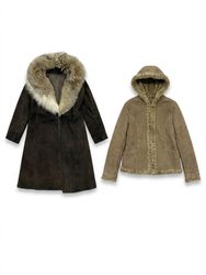 (FV1379) Y2K Penny Lane Coat