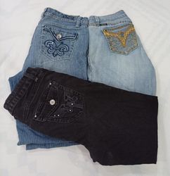 CR8197 Y2K Flare Jeans