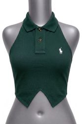 Upcycle Ralph Lauren Halter Polo Top (Dv -05)