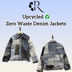 Upcycled Zero Waste Denim Jackets