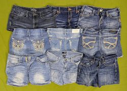 💥 RV3350 Y2K Denim Mini Shorts