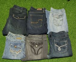 WALLFLOWER AND OTHER MIX BRANDS JEANS (B 69)