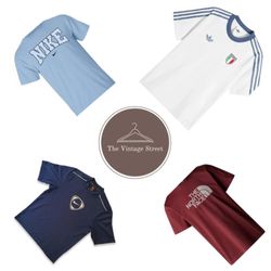 T-shirts mélangés Nike, Adidas et TNF