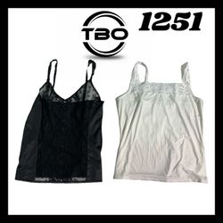 Y2k lace trim cami Tops #1251.
