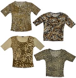 Animal Print x Y2K Top: RE-040