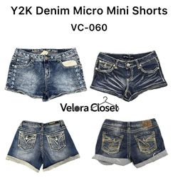 Y2K Denim Mini Shorts
