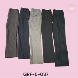 Chic Low Rise Business Casual Pants (GRF-5-037)