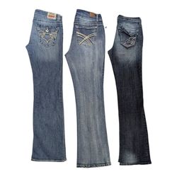 Y2K Embroidered Flare Jeans