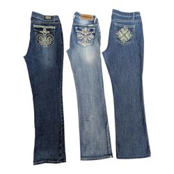 Y2K Embellished Flare jeans