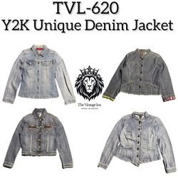 Y2K Unique Denim Jacket (TVL-620)