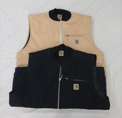 CR8216 Upcycled Carhartt Vest Jackets