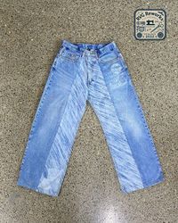 Upcycled Wide Leg Jeans