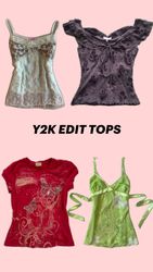 Y2K Edit Tops #050726