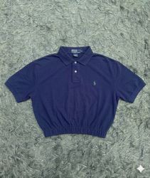 Upcycle Ralph Lauren Crop T Shirt (Dv -05)