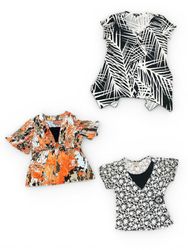 TV -354 Printed Blouse -8P
