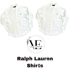 Premium Ralph Lauren Shirts (Only white)
