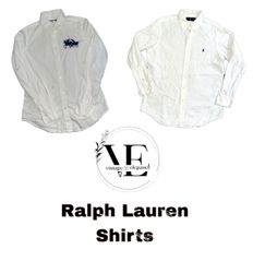Premium Ralph Lauren Shirts (Only White)