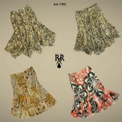 Y2K Floral Mix Poly Skirts (AA-790)