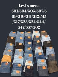 Levi's mens jeans straight & bootcut