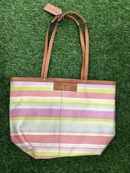 Colourful coach bag