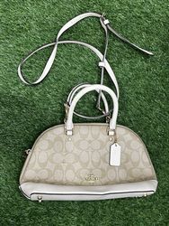 Monogram coach bag