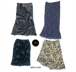Vintage Inspired Poly Skirt – Everyday Y2K Wear (G..