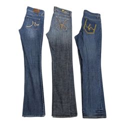 Y2K Embroidered Flare low Rise Jeans