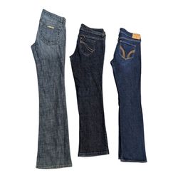 Y2K Embroidered Low Rise Flare Jeans