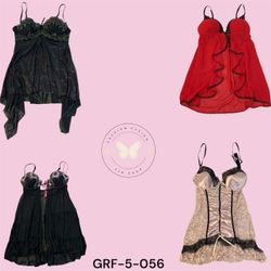 Soft Girl Black Y2K Babydoll Dress (GRF-5-058)