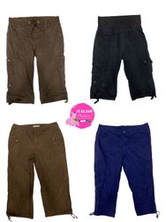 Y2k cotton capris